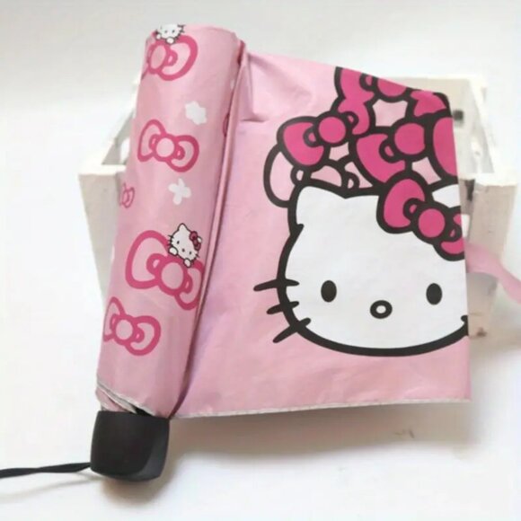 Hello Kitty Compact Manual Umbrella With UV Protection - Picture 3 of 4